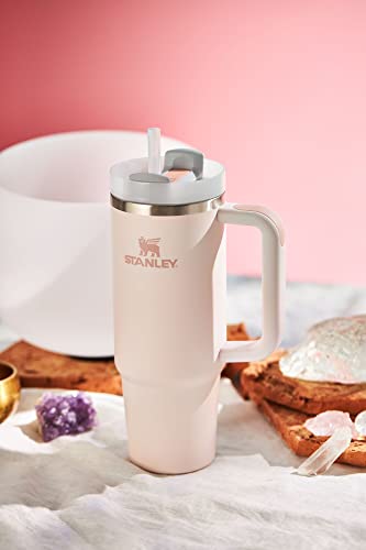 Stanley Quencher H2.0 Flowstate Stainless Steel Vacuum Insulated Tumbler With Lid And Straw For Water, Iced Tea Or Coffee, Smoothie And More, Rose Quartz, 30 Oz #TOP7