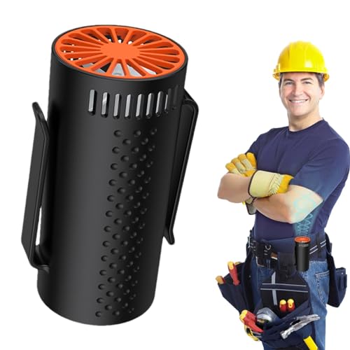 Petit ventilateur à clip de taille avec batterie longue durée intégrée - 8