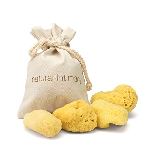 FacialCare Esponjas Naturales. Limpia, Desmaquilla y Exfolia tu Rostro. 6+ Meses de Uso. Tamaños Mixtos. Biodegradables. 