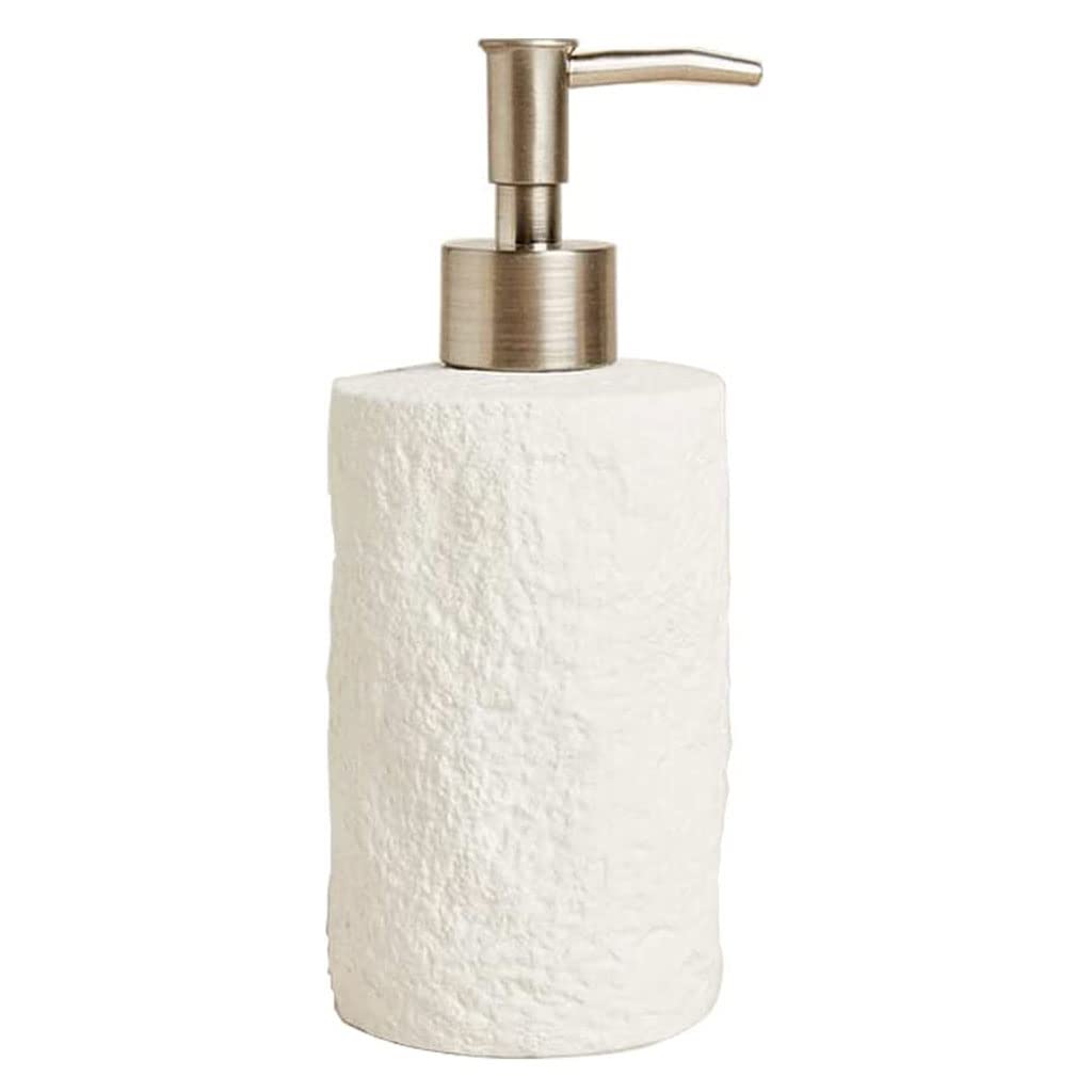 OLOTU Dispensadores de jabón de cerámica, Bomba de jabón para baño, dispensador de loción Recargable de 360ml/12oz con Bomba, Botella desinfectante para Manos de Ducha Dispensador de champú