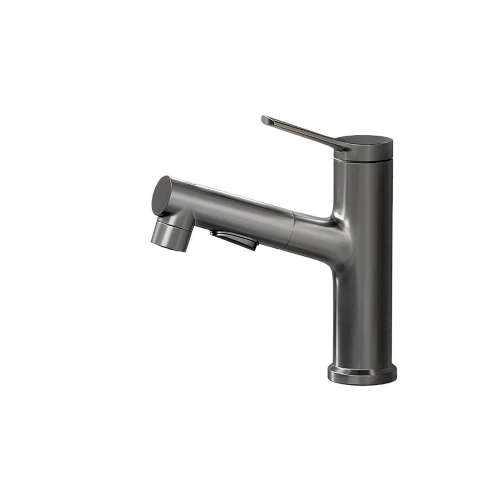 Robinet de lavabo extractible Dark gray au design contemporain