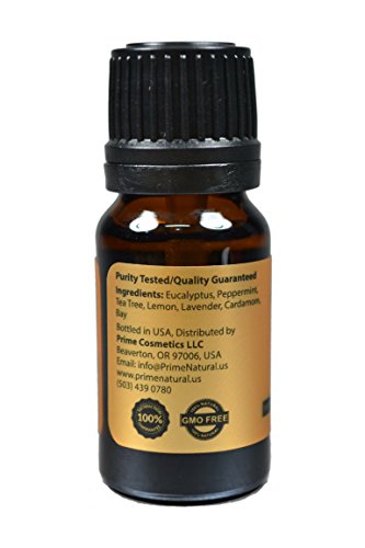 Breathe Essential Oil Blend 10ml - Natural Pure Undiluted Therapeutic Grade for Aromatherapy, Scents & Diffuser - Sinus Relief, Congestion, Cold, Cough, Headache, Respiratory Problems