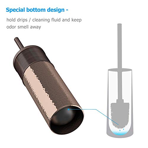 Nu Steel TBH-55542-17 Tbh-Ss542-17 Round Shape Stainless Steel Toilet Brush Holder thumb #2