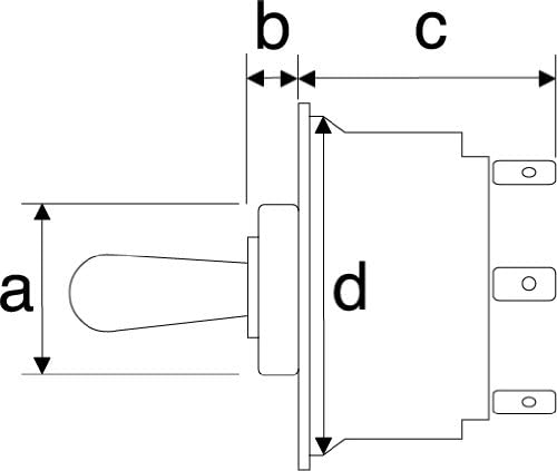 SeaSense MOM / OFF / MOM TOGGLE SWITCH