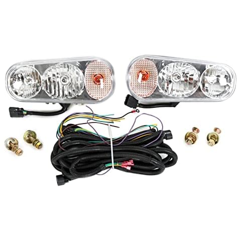 7BLACKSMITHS Universal Halogen Snow Plow Lights Kit for Boss Western Meyer Blizzard Curtis Cover