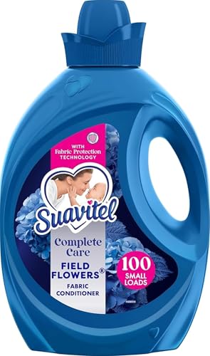 Suavitel Complete Liquid Fabric Softener, Field Flowers Scent, 100 fl oz