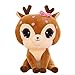 Niedliche Sika Hirsche ausgestopfte Tier-Plüsch-Spielzeug Big-Eyed Rotwild-Puppe für Kinder Weihnachten und Geburtstagsgeschenk 45cm a Laimi