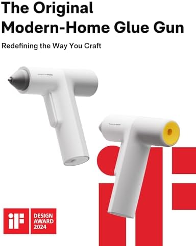HOTO Cordless Auto Dispensing Glue Gun, 60 Colored Glue Sticks, 30s Fast Heating Dual Mode Hot Glue Gun, Smart Power-off, Intelligent Temperature Control, 3000mAh for DIY Art Crafts, Home Repairs image 3