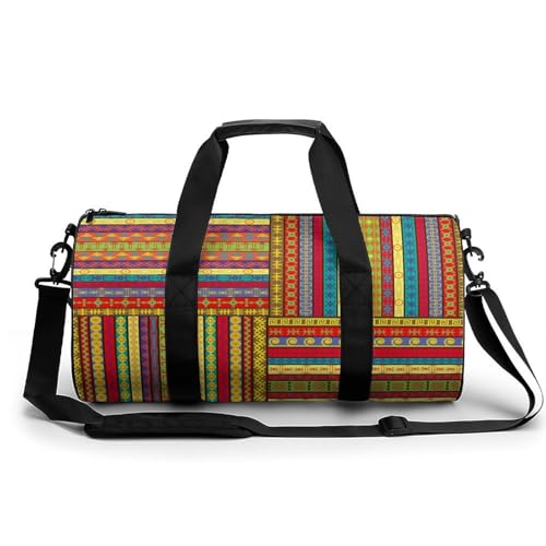 Sac de voyage ethnique 45cm idéal pour vos week-ends évasion et séances de sport
