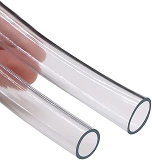 1PCS 1M Clear PVC Tubing Tube Plastic Hose Water Fish Auto Pipe, 20mm-50mm Transparent Pipe Rubber Aquarium Soft Tubing Hose (Size : 1M, Color : 20x25mm)