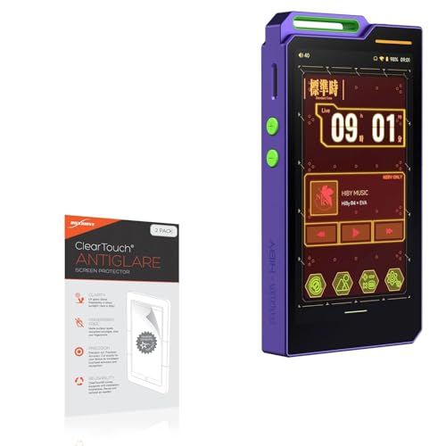BoxWave Screen Protector Compatible with HiBy R4 X Evangelion - ClearTouch Anti-Glare (2-Pack) Anti-Fingerprint Matte Film Skin