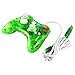 Produktbild eegwbang USB Wired Game Controller für Xbox 360 Joypad Gamepad Joystick mit LED-Licht transparent & grün