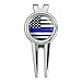 GRAPHICS & MORE Thin Blue Line American Flag Golf Divot Repair Tool and Ball Marker