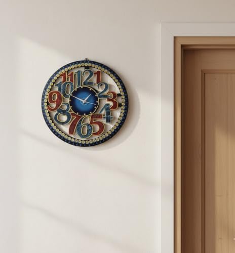 Horloge silencieuse BRACOP fait main pour décoration chic