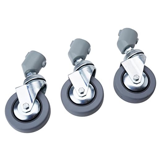 Manfrotto 109 80mm Caster without Brakes for all 22mm Leg Diameters - Set of 3