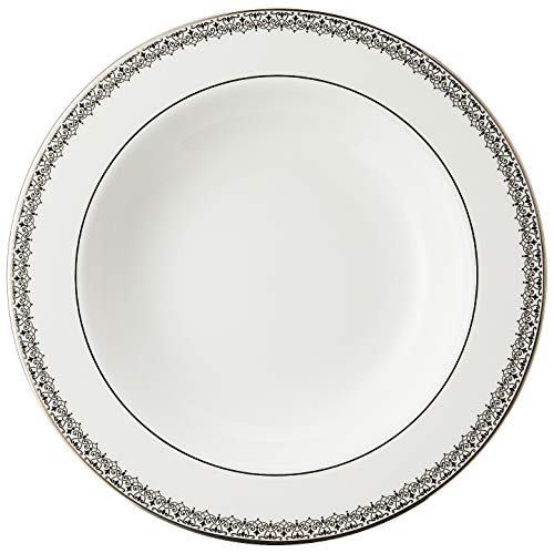 Lenox Lace Couture Rimmed Bowl, 1.20 LB, White Lenox Lace Couture Rimmed Bowl, 1.20 LB, White