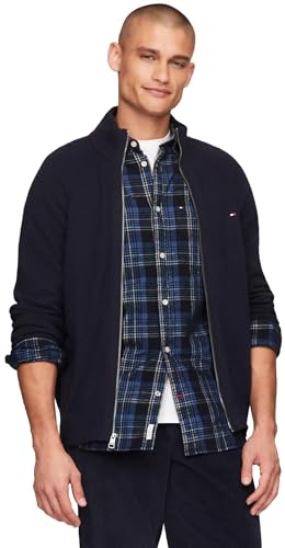 Tommy Hilfiger Men's Full Zip Mockneck Sweater - Main Image
