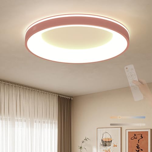 Luminaire plafonnier rose pour chambre à coucher et salon cosy