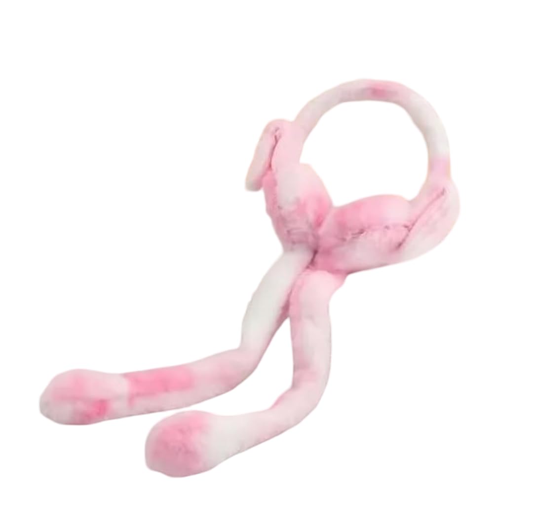 Premium Plush Earmuffs with Long Squeezable Paws|Chu-Chu Sound, One Size Fits All|Women & Kids Rabbit Ear Moving Earmuffs | Soft Plush Winter Ear Warmer Headband For Cold Weather-image-24