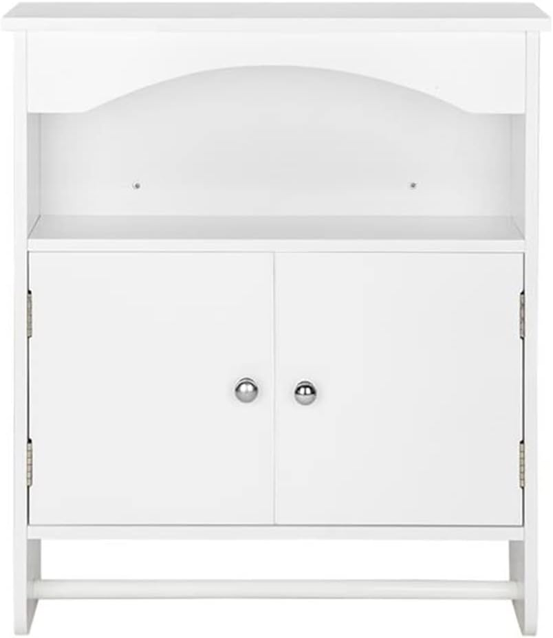 Bathroom Wall Cabinet White Bathroom Cabinet Cabinet 53x15.5x62cm Shelving Cabinet (D As Shown)
