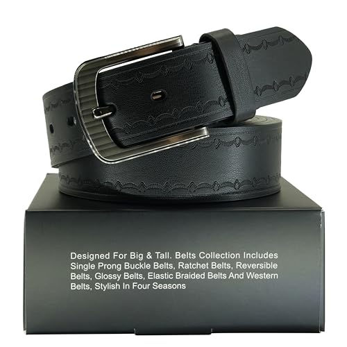 Giantsize Belts for Men Big and Tall Western Cowboy Belt Plus Size