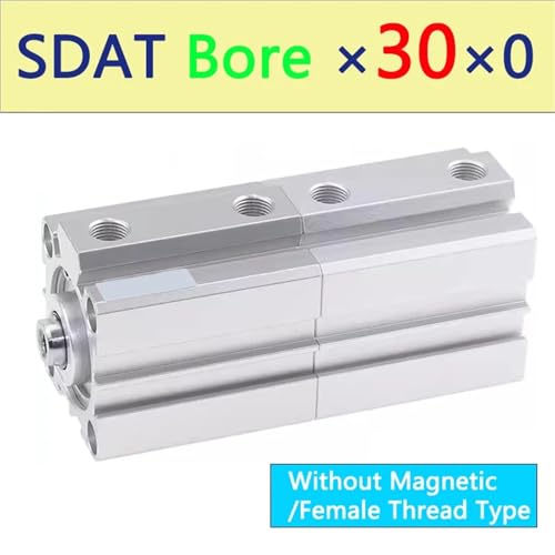 Cylindre pneumatique SDAT 80mm pour l'automatisation industrielle - 3