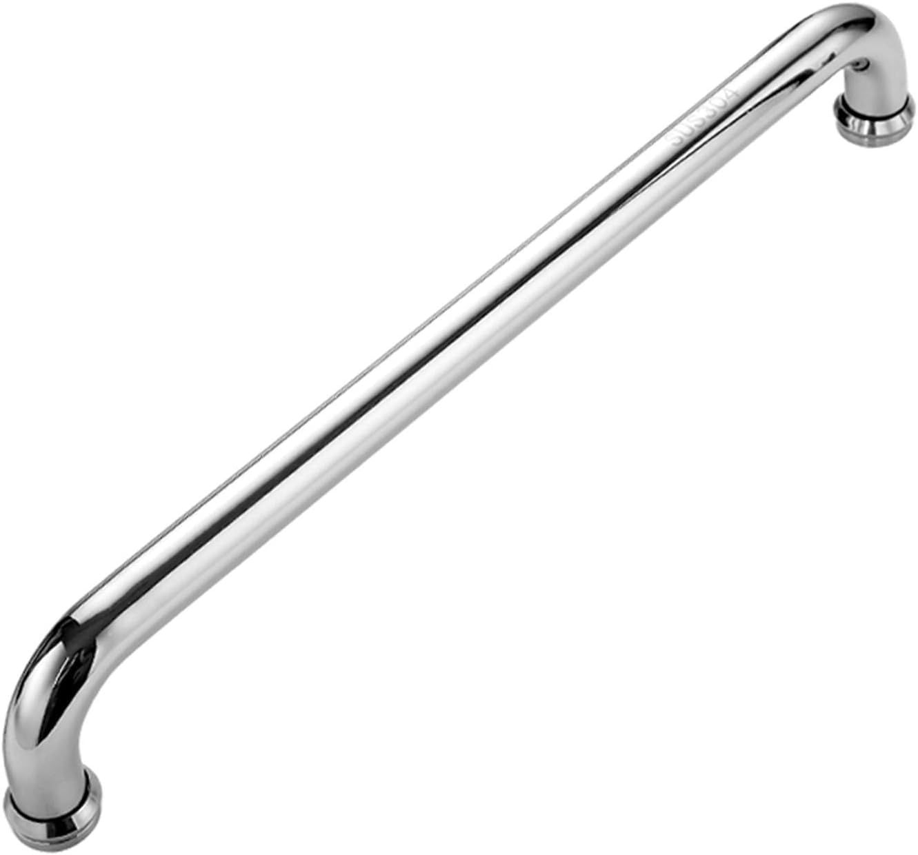 Poignée de porte de douche en verre acier inoxydable SUS 304 barre de tour 440 mm
