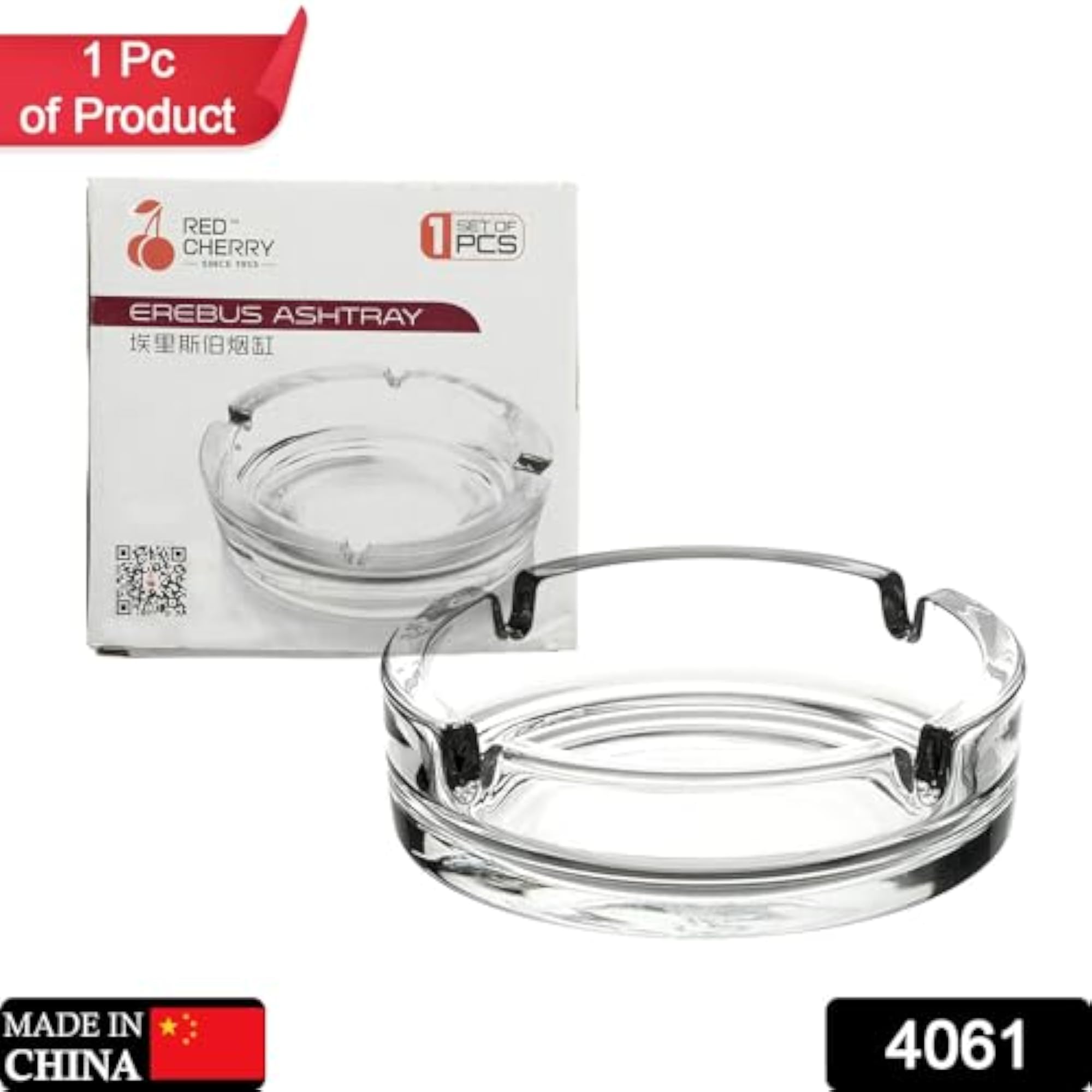 Glass Classic Quality Cigar Cigarette Ashtray