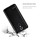 cadorabo Case works with LG K8 2017 in METALLIC BLACK - Shockproof and Scratch Resistant TPU Silicone Cover - Ultra Slim Protective Gel Shell Bumper Back Skin