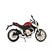 HASCBUYC 1/12 Compatible with CB650 Alloy Motorcycle Model, Functional Front Steering & Suspension with Light/Sound Effects and Rear Chain Drive(Gray)