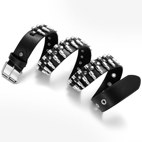 Image of Studded Belt for Women and Men Goth Metal Punk Belt Scene Style Cool Belts for Jeans