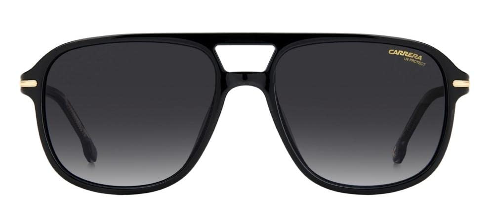 Carrera CARRERA 279/S Okulary Przeciwsłoneczne Black/Dark Grey Shaded 56/17/145 uomo