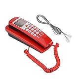 kontakt rotes kreuz Kleine, leichte Festnetzkabel, geeignet für Zuhause, Hotel, Büro, reaktionsschnelle Kristallknöpfe sind nicht leicht zu verblassen.