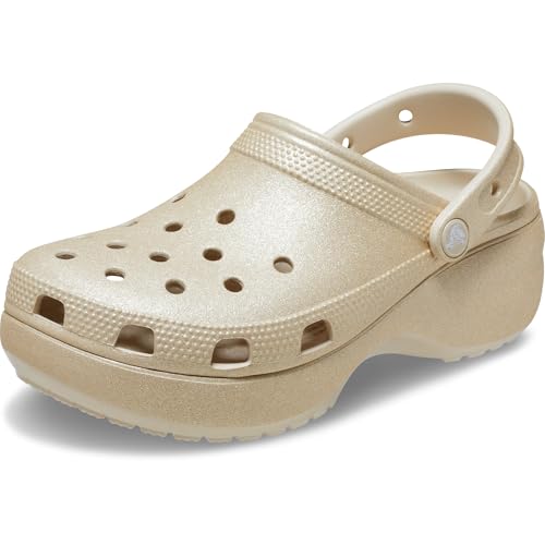 Image of Crocs Women's Classic Platform Glitter Clog