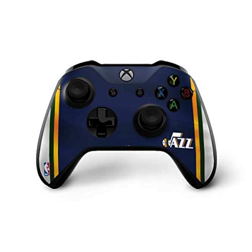 Skinit Decal Gaming Skin Compatible with Xbox One X Controller - Officially Licensed NBA Utah Jazz Team Jersey Design
