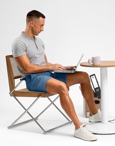 Image of Soothfeel Men's Casual Shorts 5 /7 /9 Inch Golf Dress Shorts for Men Flat Front Work Lightweight Quick Dry with 4 Pockets