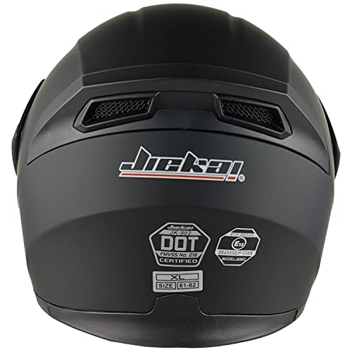 Full Face Motorcycle Helmet Dual Visor Sun Shield Flip Up Modular Motocross Dot Approved Helmets (M, Matte Black) #TOP5