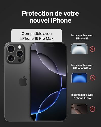 BELKIN Protection d ecran pour Iphone 16 Pro Max