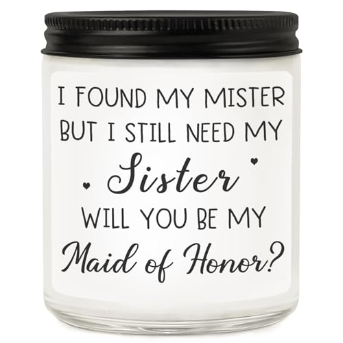 Lavender Candle for Bridesmaids