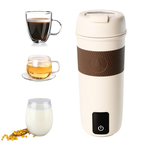 Temperatura Hervidor Eléctrico Hervidor de Agua de Viaje Usb Pequeño 304 Doble Capa Interior de Acero Inoxidable Portátil Pequeña Taza De Café de Aislamiento Rápido 350ml