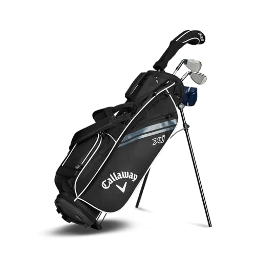 Callaway Golf XJ-1 Junior Package Juego de golf, 5 piezas, negro, mano derecha