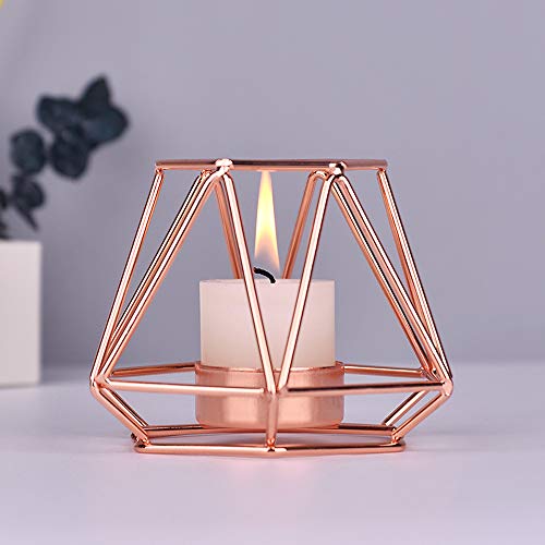 Iron Candlestick Nordic Style Gold Geometric Candlestick Candle Holders For Wedding Centerpiece Table Decorations Home Decor Patio Decor #TOP2