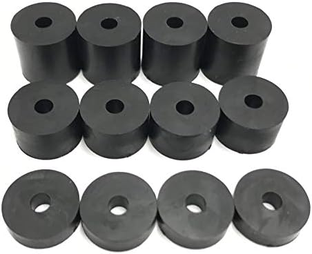 4mm (M4) Rubber Spacers Standoff Washers (12 Pack) 4 x 15mm, 4 x 10mm, 4 x 5mm