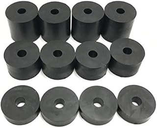 4mm (M4) Rubber Spacers Standoff Washers (12 Pack) 4 x 15mm, 4 x 10mm, 4 x 5mm