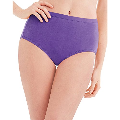 Hanes Women's Cool Comfort Cotton Brief Panties 6-Pack