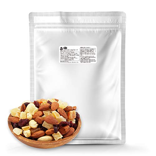 贅沢 6種 ミックスナッツ&ドライフルーツ 1kg マンゴー・パパイヤ・パイナップル・クランベリー・アーモンド・カシューナッツ