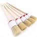 Swpeet 5 Pcs Premium Natural Boar Hair Detail Brush Set, Automotive Detailing Brushes for Cleaning Wheels/Engine / Interior/Emblems / Interior/Exterior / Air Vents