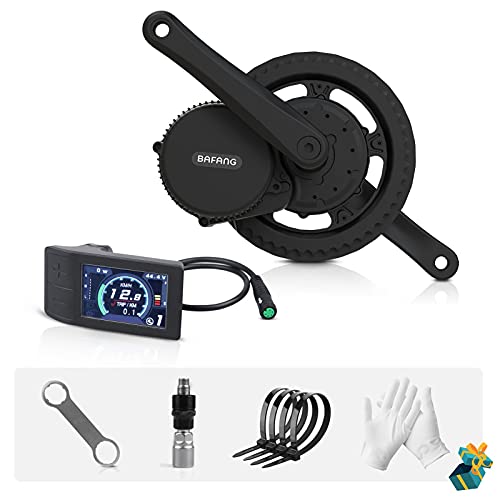 BAFANG Electric Bike Conversion Kit Mid Drive Motor 250W 36V with Rechargeable Battery for Mountain Bike, Road bike, Waterproof Mid Motor BBS01 Pedelec DIY e-bike Converter for Men and Women