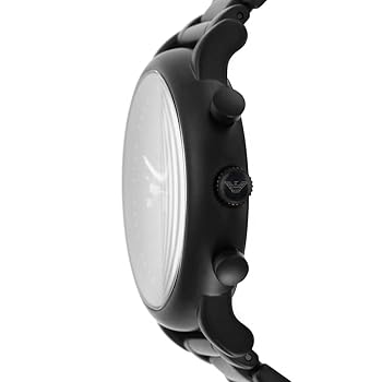 Amazon.com: Emporio Armani Men's Chronograph Black Stainless