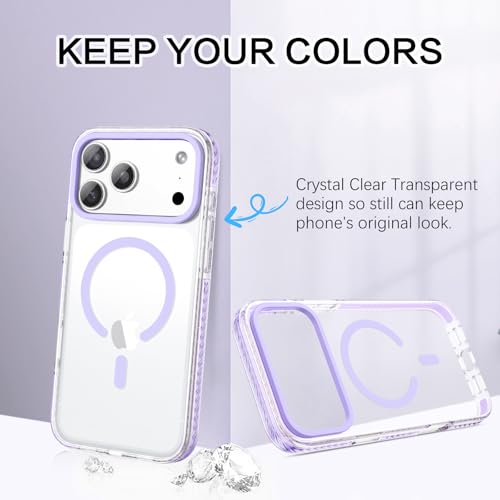 Coque iPhone 17 Pro Max antichoc de style militaire compatible MagSafe